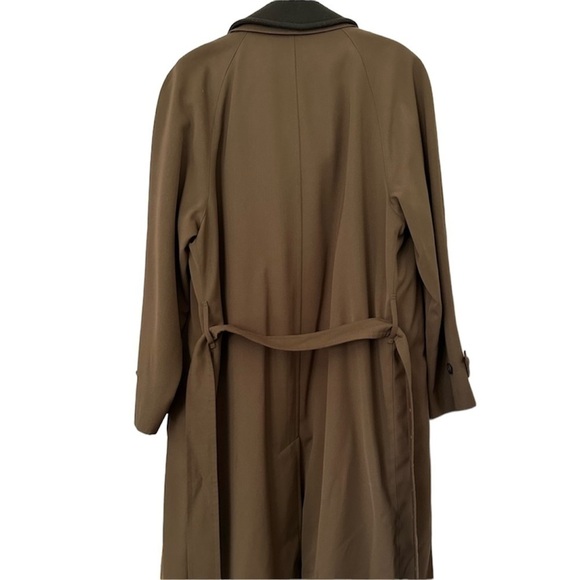 Burberry Wool Camelhair Trench Coat W Removable Lining - Picture 5 of 12